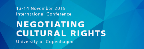 Inter­na­tio­nal kon­fe­ren­ce om kul­tu­rel­le ret­tig­he­der i København