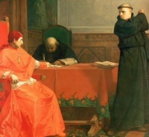 Luther hos Kardinal Cajatan